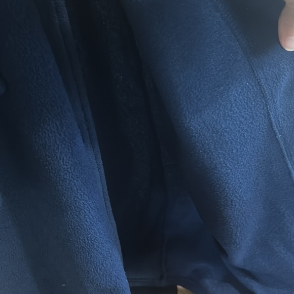 “Faded Glory Men’s Navy Blue Fleece Robe Sleepwear Size L - Picture 6 of 6